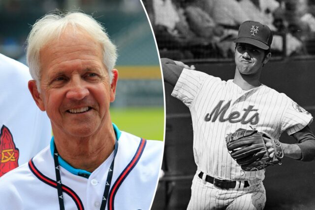 Buzz Capra do New York Mets em 1º de março de 1972.
