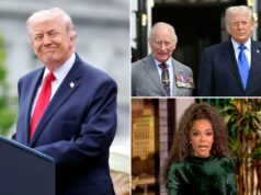 Liberais indignados com o discurso de Trump elogiando a herança ‘anglo-saxônica’ da América durante a visita do rei Charles Liberais indignados com o discurso de Trump elogiando a herança 'anglo-saxônica' da América durante a visita do rei Charles