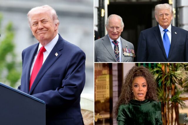 Liberais indignados com o discurso de Trump elogiando a herança 'anglo-saxônica' da América durante a visita do rei Charles
