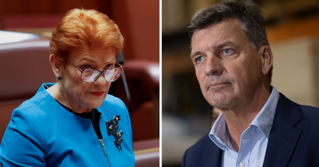 Líder da oposição abre portas para potencial parceria One Nation Líder da oposição Angus Taylor.
