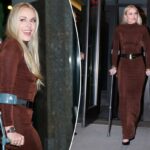 Lindsey Vonn comparece à festa pré-Met Gala de Jeff Bezos e Lauren Sanchez de muletas