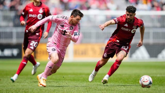 Lionel Messi bate mais um recorde após marcar no Inter Miami x Toronto pela MLS
