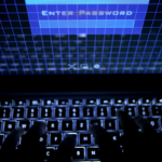 Stock image: illustration showing a computer login screen