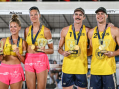 Lituanos avançam, australianos se reúnem para conquistar o título masculino Voleibol World Beach Pro Tour Nuvali