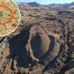 Local final da Arca de Noé localizado em mapa centenário – correspondendo ao local da vida real há muito especulado como a relíquia bíblica enterrada