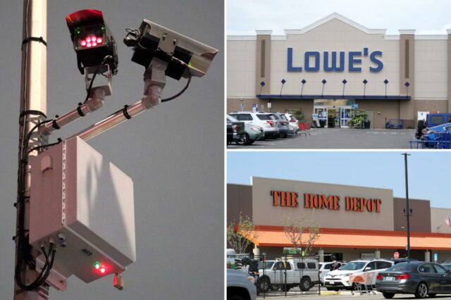 Lowe's, Home Depot pode começar a espionar você usando leitores de placas em um esforço para aumentar a segurança
