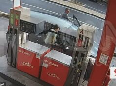 Mãe e padrasto sexólogo tomaram sol na esplanada de um café depois de abandonarem os filhos de cinco e quatro anos na floresta portuguesa – como a CCTV mostra o casal a caminho de abandonar os rapazes Novas imagens obtidas pela mídia local mostram os meninos brincando inocentemente no carro dos pais em um posto de gasolina em Miranda do Douro, perto da fronteira com Espanha.