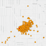 A swarm of earthquakes has prompted emergency services in Brawley, California, on May 10. (Credit: USGS)