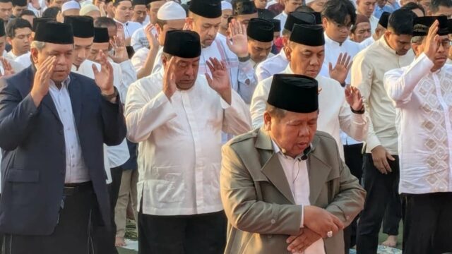 Manhã Karno Salat Id di Balai Kota, Pramono Anung Absen Manhã Karno Salat Id di Balai Kota, Pramono Anung Absen karena Naik Haji