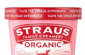 Mapa de recall de sorvete mostra aviso para clientes em 17 estados Straus Family Creamery is voluntarily recalling small numbers of select flavors and sizes of the company's Organic Ice Cream. (Photo from the U.S. Food and Drug Administration)