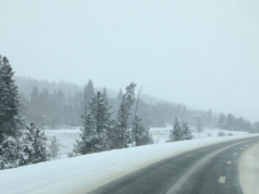 Mapa mostra onde a neve forte atingirá Wyoming, Colorado visualização de mapa