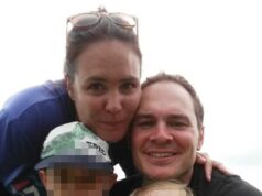 Marido de uma advogada, 42, que morreu salvando seus dois filhos do incêndio de uma caravana provocado por um ‘alarme de incêndio com defeito’, processa empresa de glamping em £ 200.000 Ruth Pingree, 42, estava hospedada no glampsite de Suffolk com sua família em julho de 2022, quando o veículo Airsteam antigo foi engolido pelas chamas. A família está retratada aqui