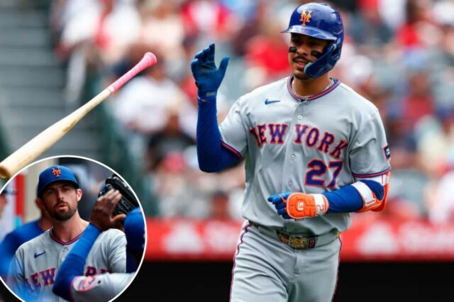 Mark Vientos marca duas vezes enquanto Clay Holmes fecha os Angels para dar ao Mets raras vitórias em séries
