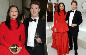 Mark Zuckerberg e sua esposa Priscilla Chan fazem estreia no Met Gala Mark Zuckerberg e sua esposa Priscilla Chan fazem estreia no Met Gala