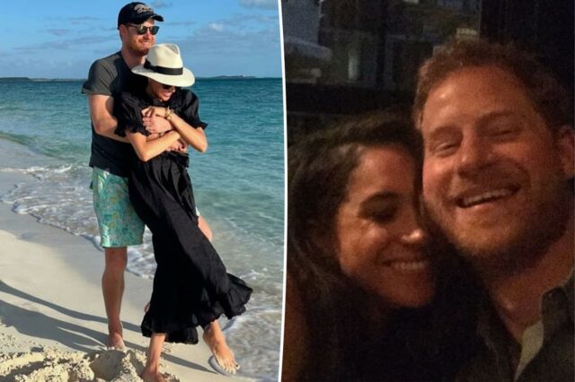 Meghan Markle comemora o 8º aniversário do Príncipe Harry com Meghan Markle comemora o 8º aniversário do Príncipe Harry com fotos de casamento nunca antes vistas