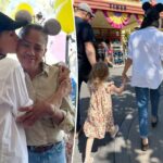 Meghan Markle compartilha lindas fotos de uma celebração familiar na Disneylândia, incluindo crianças e a mãe Doria