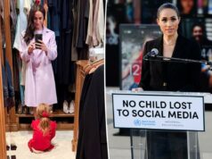 Meghan Markle ridicularizada pela foto ‘surda’ da filha Lilibet antes do discurso de bullying cibernético Meghan Markle ridicularizada pela foto 'surda' da filha Lilibet antes do discurso de bullying cibernético