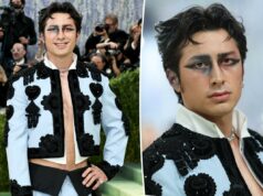 Membro da equipe glam de Hudson Williams defende sua maquiagem no Met Gala: ‘Correr um risco sempre tem um custo’ Membro da equipe glam de Hudson Williams defende sua maquiagem no Met Gala: 'Correr um risco sempre tem um custo'