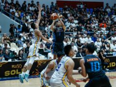 Meralco segura Magnolia no OT e garante vaga nas semifinais Chris Newsome (com bola) passa para Meralco.