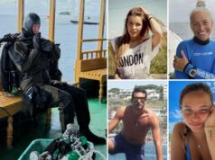 Mergulhadores de elite recuperam corpos de dois turistas italianos em caverna subaquática nas Maldivas Mergulhadores de elite recuperam corpos de dois turistas italianos em caverna subaquática nas Maldivas
