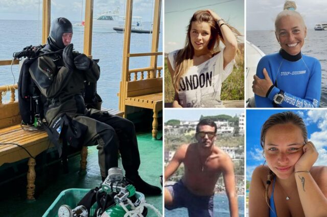 Mergulhadores de elite recuperam corpos de dois turistas italianos em caverna subaquática nas Maldivas
