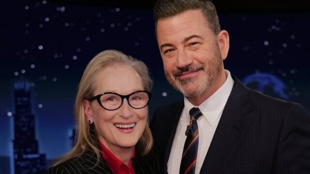 Meryl Streep fica do lado de Jimmy Kimmel enquanto Donald Trump pede sua demissão: 'Você está carregando a bandeira da liberdade de imprensa'
