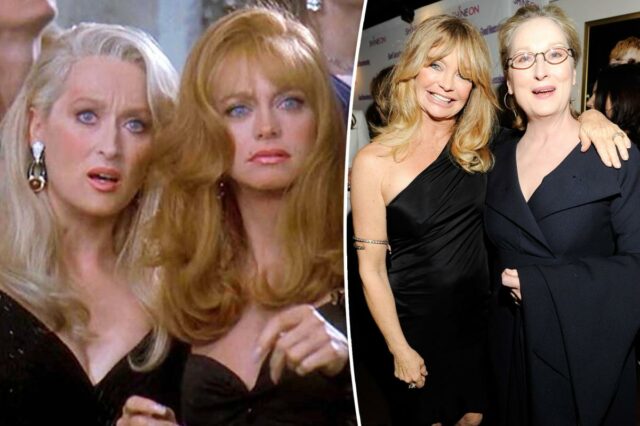 Meryl Streep revela que 'teve uma briga' com a co-estrela de 'Death Becomes Her', Goldie Hawn
