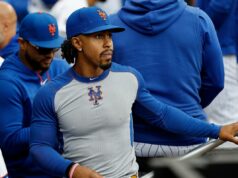 Mets espera atualização iminente de Francisco Lindor à medida que as lesões continuam aumentando O jogador do New York Mets, Francisco Lindor, no banco de reservas.