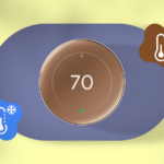 Um novo rosto Farsight de flor de papoula para o Google Nest Learning Thermostat.