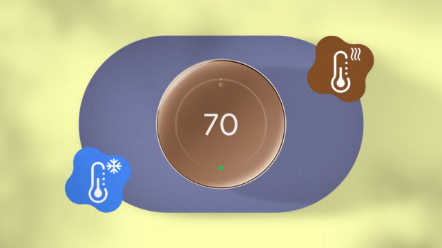 Um novo rosto Farsight de flor de papoula para o Google Nest Learning Thermostat.