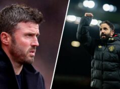 Michael Carrick se separou de Amorim em seu discurso de final de temporada ao evitar uma armadilha Michael Carrick se separou de Amorim em seu discurso de final de temporada ao evitar uma armadilha