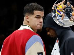 Michael Porter Jr. diz que a ‘personalidade’ de Cam Thomas levou à queda do Nets: ‘Ele realmente não fala com ninguém’ O jogador do Brooklyn Nets, Michael Porter Jr., no banco durante um jogo.