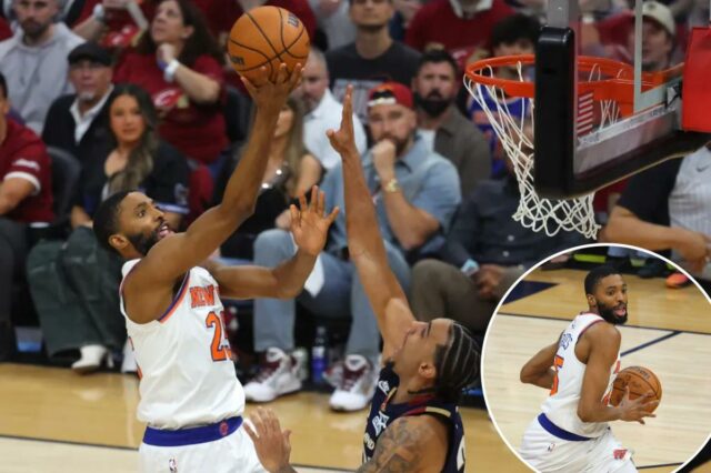Mikal Bridges surge das profundezas para se tornar o Knick Mikal Bridges surge das profundezas para se tornar o Knick mais impactante