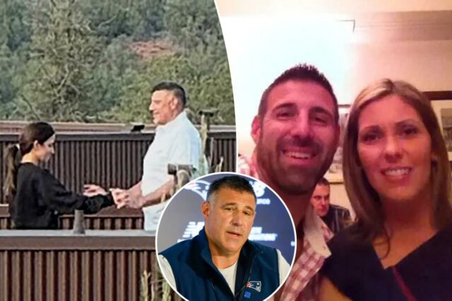Mike Vrabel professa amor por sua esposa Jen após o Mike Vrabel professa amor por sua esposa Jen após o escândalo fotográfico de Dianna Russini