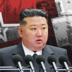 Seis imagens de satélite mostram a construção do museu memorial em Pyongyang, de 23 de outubro de 2025 a 22 de abril de 2026
