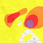 AirNow map shows the impacted areas