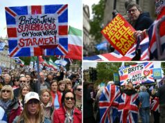 Milhares exigem ação contra o anti-semitismo em Londres à medida que aumentam os ataques a judeus no Reino Unido Milhares exigem ação contra o anti-semitismo em Londres à medida que aumentam os ataques a judeus no Reino Unido