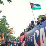 Ministro israelense critica Lamine Yamal, do Barcelona, ​​por agitar bandeira palestina