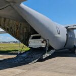 Momen Mobil Maung Milik Prabowo Diterbangkan ke KTT ASEAN da Filipina Pakai Airbus A400M TNI AU