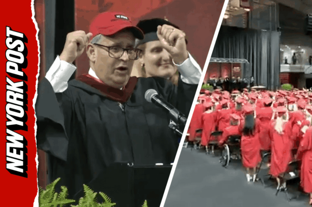 Momento inacreditável doador paga dívidas de alunos em discurso de formatura
