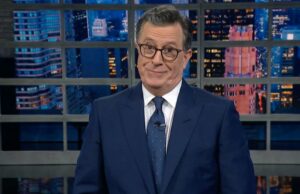 Monólogo final do ‘Late Show’ de Colbert interrompido por Bryan Cranston e Paul Rudd para provocar o último convidado de alto perfil Stephen Colbert apresenta a edição de 23 de fevereiro de 2026 do