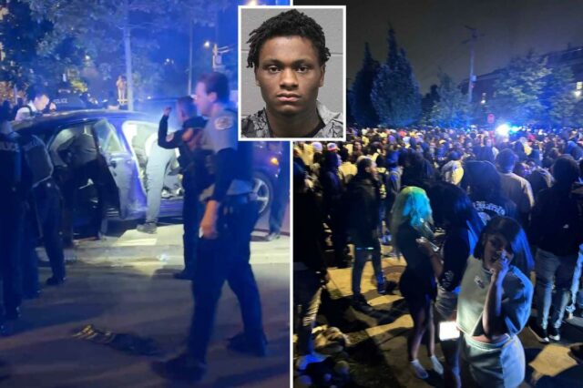 Motorista atropelado por tentativa de homicídio por supostamente atropelar 5 Motorista atropelado por tentativa de homicídio por supostamente atropelar 5 policiais de Chicago durante uma selvagem 'aquisição de adolescentes'