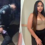 Motorista do Uber Eats é flagrada pisando na comida de um cliente do lado de fora de sua porta: ‘Pensei que uma raposa tivesse chegado lá’