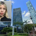 Nicole Cano é acusada de cárcere privado e roubo com mão armada depois de supostamente convidar a vítima para seu luxuoso condomínio em Biscayne Bay em 11 de abril de 2026.