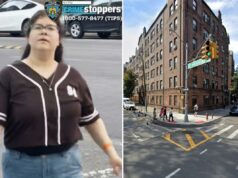 Mulher procurada por empurrar menino com necessidades especiais, de 7 anos, no chão na rua de Nova York Foto de um indivíduo não identificado procurado por agressão.