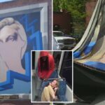 Mural da Providência em homenagem à refugiada ucraniana assassinada Iryna Zarutska foi retirado após indignação local