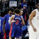 Cade Cunningham Detroit Pistons x Cleveland Cavaliers NBA Playoffs, jogo 7