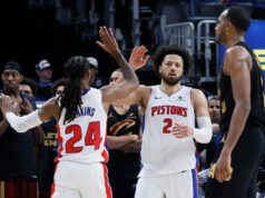 NBA: Cade Cunningham e Pistons derrotam Cavaliers com vantagem de 2 a 0 Pontuação da NBA hoje Pistons x Cavaliers playoffs da NBA Cade Cunningham
