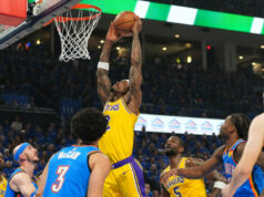NBA: Jarred Vanderbilt sofre lesão ‘horrível’ no dedo mínimo direito Lakers x Thunder NBA, Playoffs da Conferência Oeste, lesão de Chet Holgrem