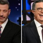 Na noite do show final de Stephen Colbert, Jimmy Kimmel irá ao ar uma reprise em homenagem a seu rival e amigo noturno